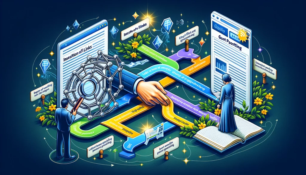 Inserção de links x Guest Posts